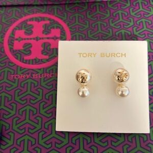 Tory Burch pearl earrings